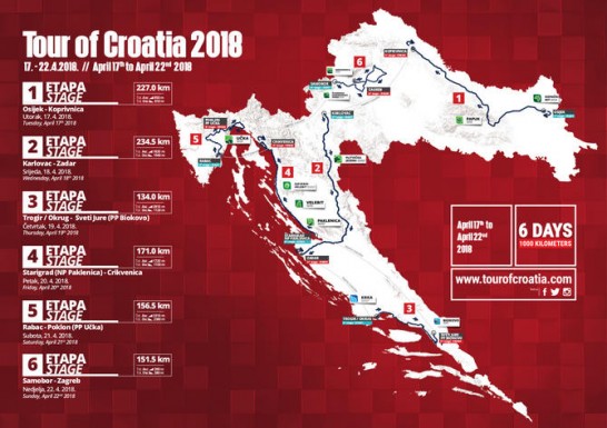 Carte CRO Race 2018