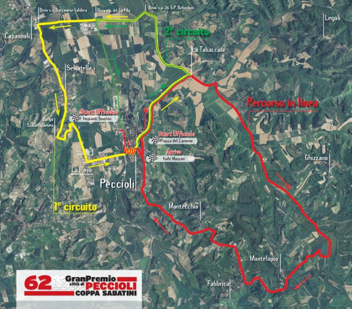 Carte Coppa Sabatini 2014