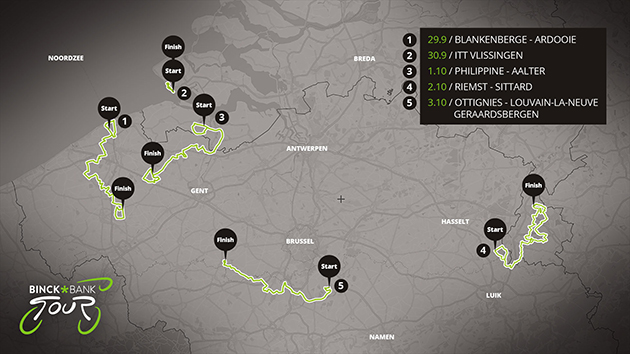 Carte BinckBank Tour 2020